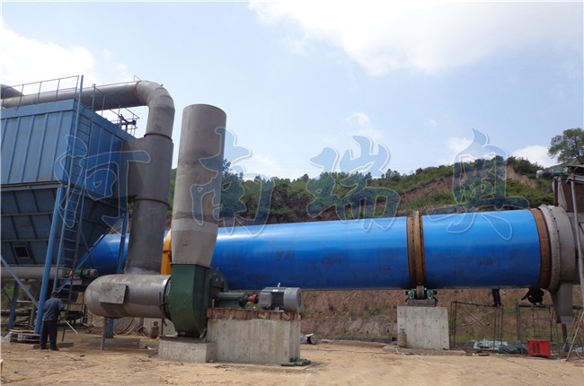 貴州煤泥烘干機試運行現場(chǎng)